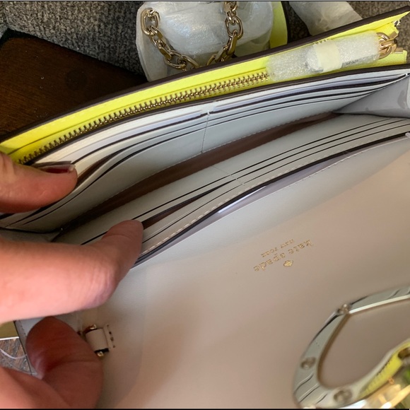 Authentic Kate Spade leather turnlock Crosb/wallet - Picture 10 of 11